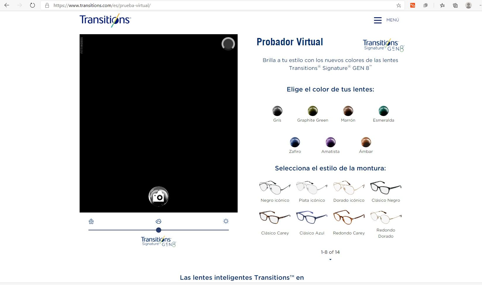 lentes con aumento transitions